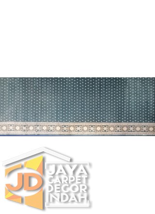 Karpet Sajadah Hekma Biru Motif Bintik 120x600, 120x1200, 120x1800, 120x2400, 120x3000